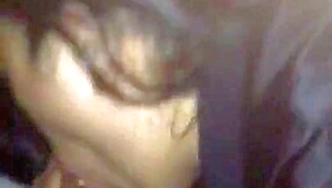 Donna gives car blowjob