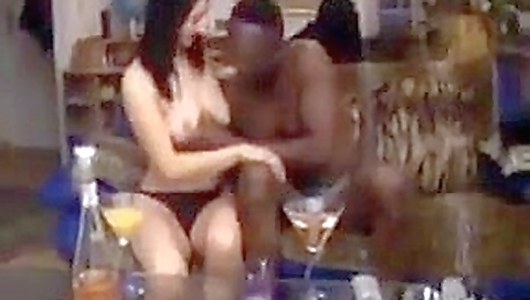 Bbc leaves creampie in middle-class wife bald pussy.