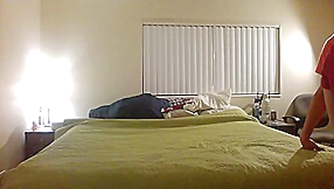 Jamie fucks his big cock for the first time