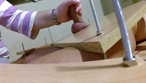 BDSM Femdom handjob torture