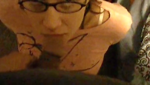 kaysie sucks masters cock
