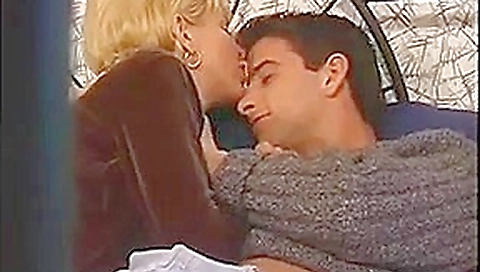 Bisex threesome shagging in a vintage porn film