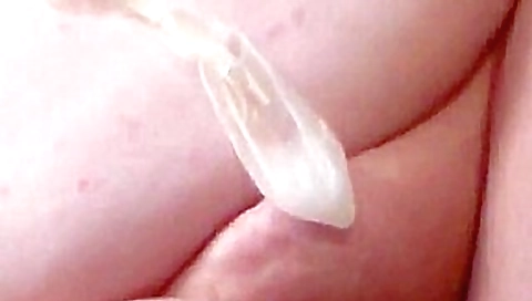 SSBBW Wife Makes Husband Re-use Someones Condom