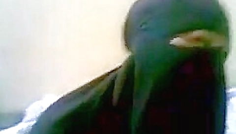 Muslim married housewife cheating hijab nigab